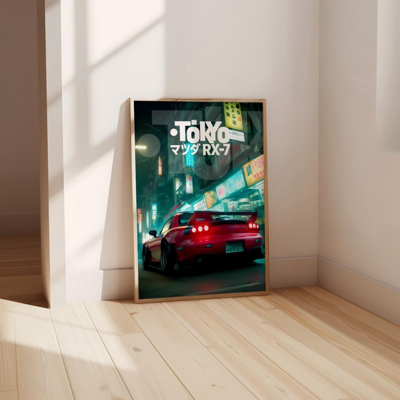 Vintage Tokyo JDM Car Poster N - Japanese Car Lifestyle review and price