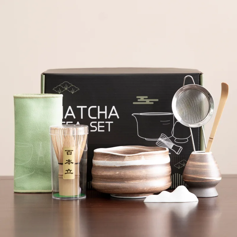 5/7pcs ​Japanese Rustic Stonew - Bamboo Whisk Chasen review and price